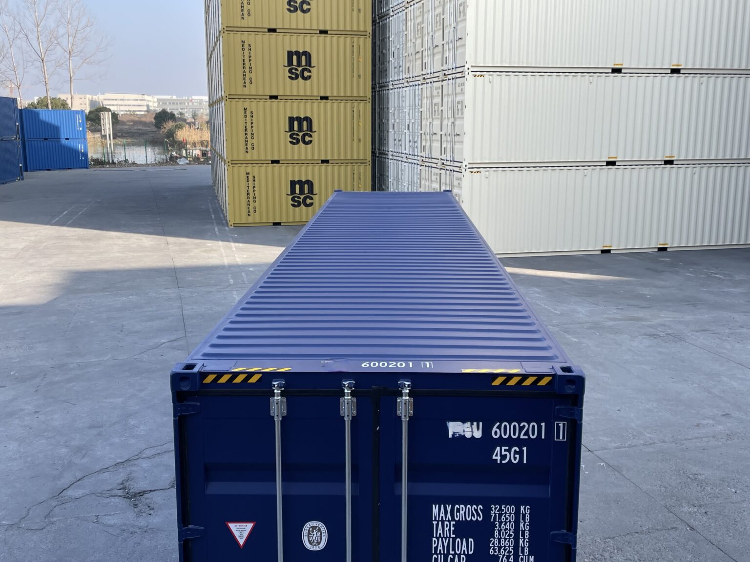 40-Fuß-High-Cube-Versandcontainer