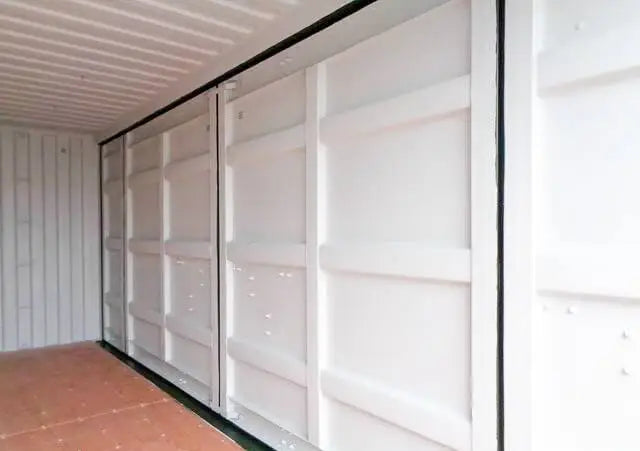20-Fuß-Grüncontainer mit offener Seite