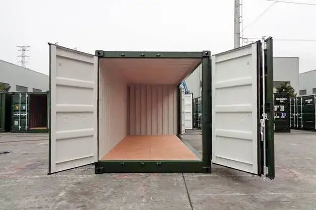 20-Fuß-Grüncontainer mit offener Seite