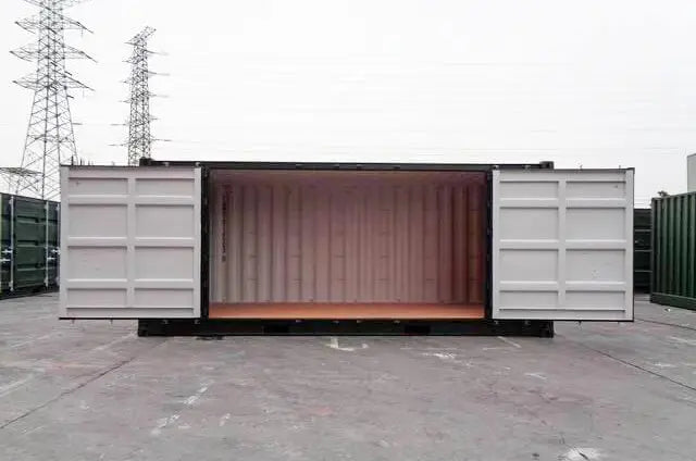20-Fuß-Grüncontainer mit offener Seite
