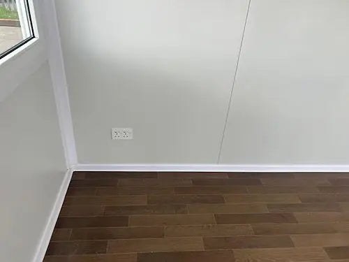 Bürocontainer mit Panoramafenstern