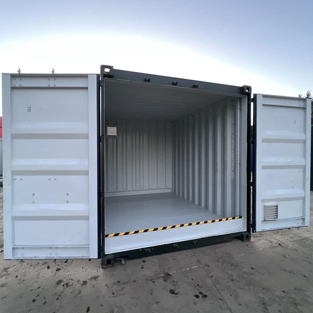 Neuer grauer 10-Fuß-HC-Seecontainer
